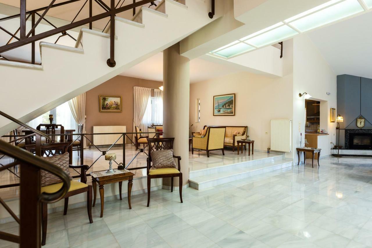 Carpe Diem-Luxury Villa With Private Pool Agia Paraskevi  外观 照片
