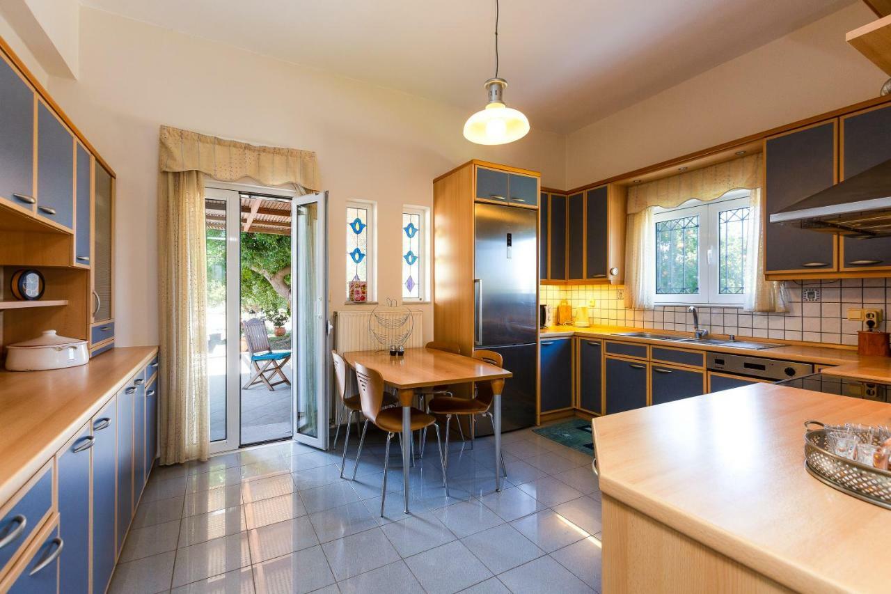 Carpe Diem-Luxury Villa With Private Pool Agia Paraskevi  外观 照片